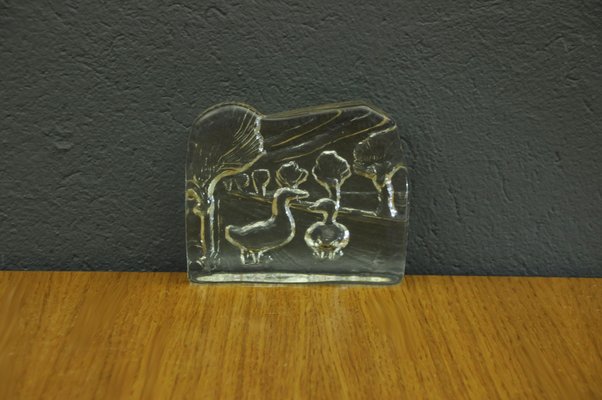 Bookend by Paul Isling for Nybro Glasbruk-KDW-1306202