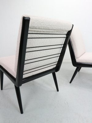 Boomerang Bouclé Lounge Chairs by H. Mitzlaff & E. Schmidt for Soloform, 1953, Set of 2-DT-2026144