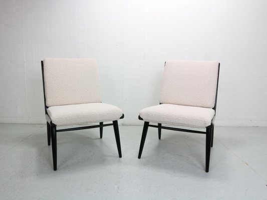 Boomerang Bouclé Lounge Chairs by H. Mitzlaff & E. Schmidt for Soloform, 1953, Set of 2-DT-2026144