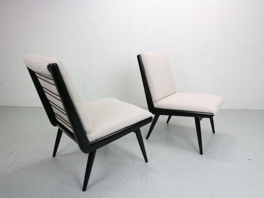 Boomerang Bouclé Lounge Chairs by H. Mitzlaff & E. Schmidt for Soloform, 1953, Set of 2-DT-2026144