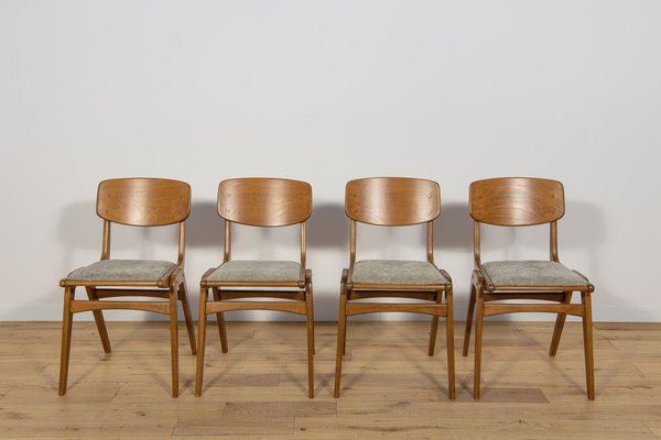 Boomerang Dining Chairs from Gościcńskie Furniture Fabryki, 1960s, Set of 4-NIT-2041094