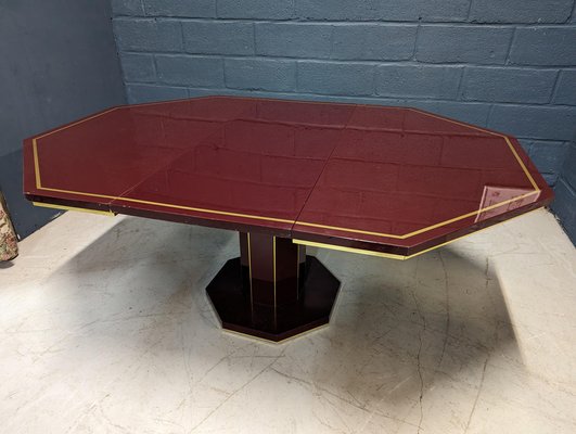 Bordeaux Lacquer Table by Eric Maville-HLV-1789574