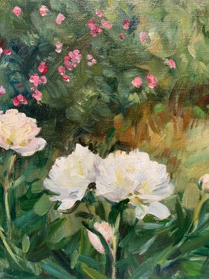 Boris Lavrenko, White Peonies, 1980-QUE-944074