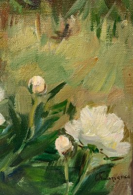 Boris Lavrenko, White Peonies, 1980-QUE-944074