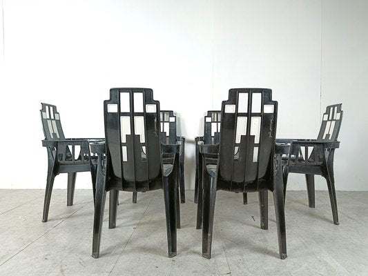 Boston Chairs by Pierre Paulin for Henry Massonnet, 1988, Set of 6-IRH-1807443