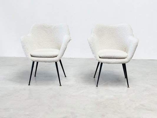 Boucle Lounge Easy Chairs, 1970s-XLH-1778330