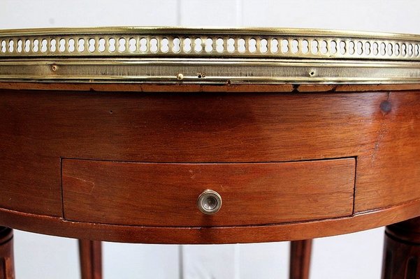 Bouillotte Table in Mahogany in the Style of Louis XVI, Early 20th Century-RVK-925302