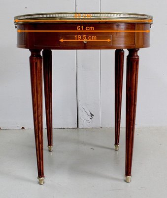 Bouillotte Table in Mahogany in the Style of Louis XVI, Early 20th Century-RVK-925302