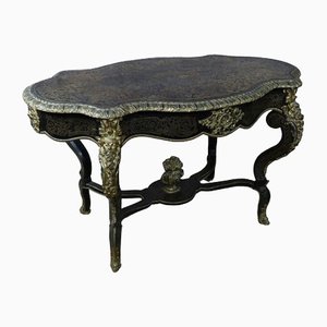 Boulle XIX Black Side Table-WSV-1405592