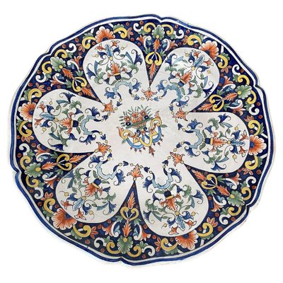 Boulogne sur Mer Faience Dish, France, 19th Century-UR-1669006