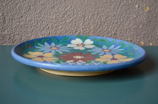 Bouquet Dish by Jean Gallon in Suffenheim, 1920s-AIU-1742670