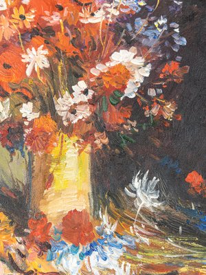 Bouquet, Oil on Canvas, Framed-GPP-1091666