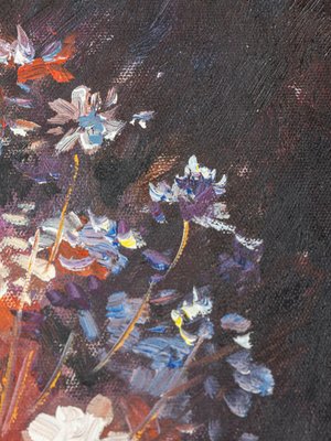 Bouquet, Oil on Canvas, Framed-GPP-1091666