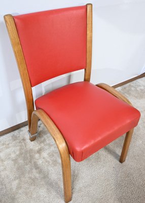 Bow Wood Chairsby H. Steiner, 1950s, Set of 2-RVK-1700976