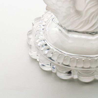 Bowl and Vase with Etched Decoration from Baccarat, 1920, Set of 2-VDW-2044212