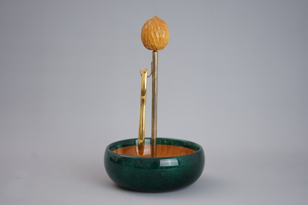 Bowl with Nutcracker by Aldo Tura for Macabo, 1960s-XNJ-1424684