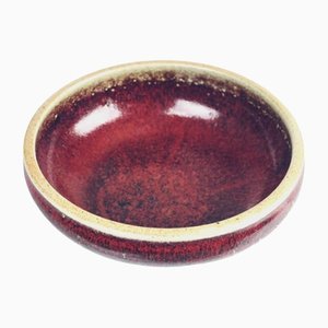 Bowl with Sangue De Boeuf Glaze by Henning Nilsson for Höganäs-HYQ-1226055