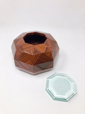 Box in Wood and Glass from Fontana Arte, 1940s-FGA-1770724