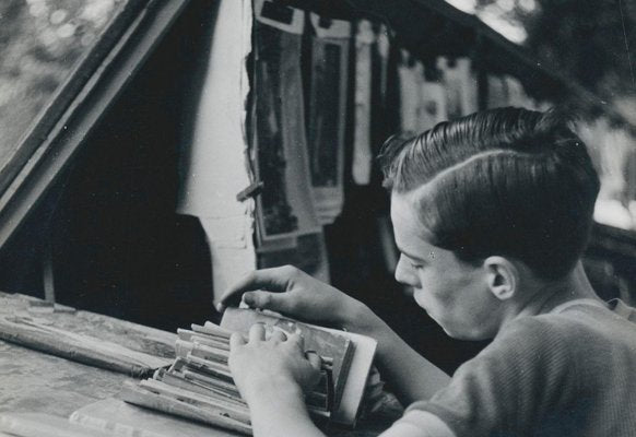 Boy, 1950s, Black and White Photograph-DYV-1219793