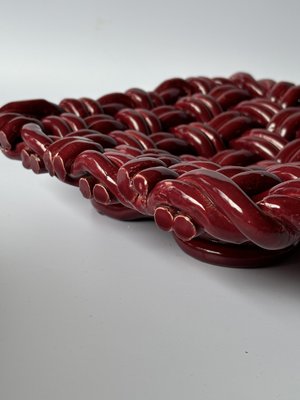 Braided Ceramic Bowl, 1960s-YSE-2034605