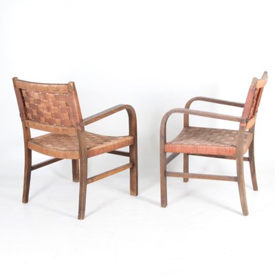 Braided Rope Armchairs, 1960s, Set of 2-DSC-1766272