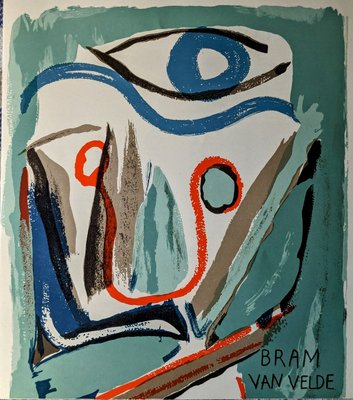 Bram Van Velde, Abstraction, Original Lithograph, 1952-NRC-2038163