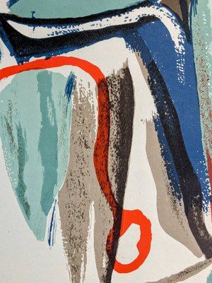 Bram Van Velde, Abstraction, Original Lithograph, 1952-NRC-2038163