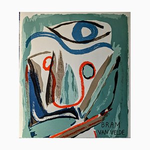 Bram Van Velde, Abstraction, Original Lithograph, 1952-NRC-2038163