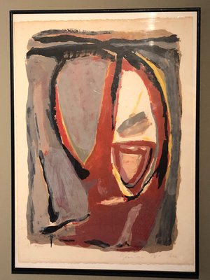 Bram Van Velde, Head, 1969, Lithograph-TEP-1234797