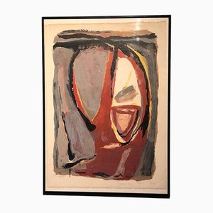 Bram Van Velde, Head, 1969, Lithograph-TEP-1234797