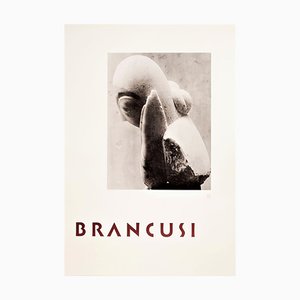 Brancusi Poster with Sculpture Photograph, 1953, Lithograph-NRC-1385614