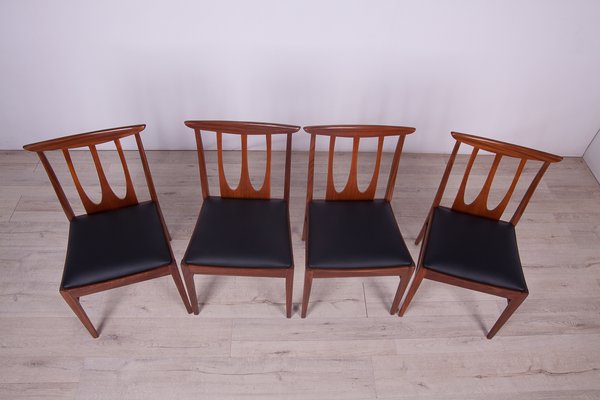 Brasilia Dining Chairs from G-Plan, 1960s, Set of 4-NIT-1257013