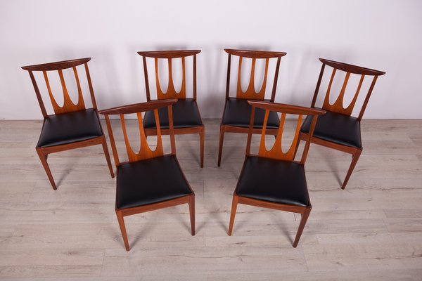 Brasilia Dining Chairs from G-Plan, 1960s, Set of 6-NIT-1807749