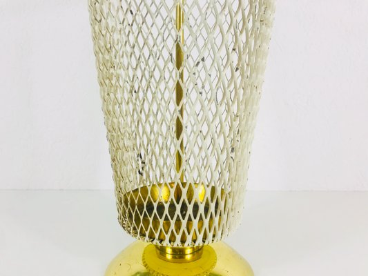 Brass and Aluminium Umbrella Stand from Vereinigte Werkstätten Collection, 1960s-PUK-555427