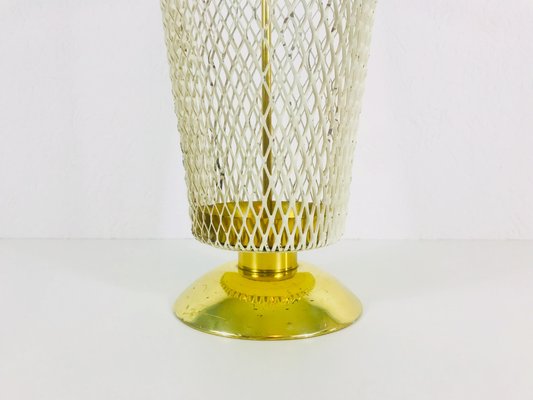 Brass and Aluminium Umbrella Stand from Vereinigte Werkstätten Collection, 1960s-PUK-555427