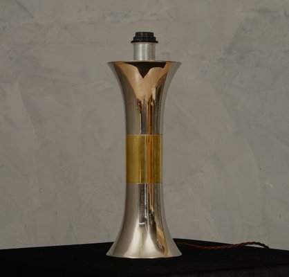 Brass and Chrome Table Lamp, 1970-UH-1790585