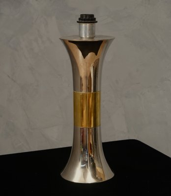 Brass and Chrome Table Lamp, 1970-UH-1790585