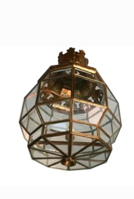 Brass and Crystal Ceiling Lamp-TCS-1056651