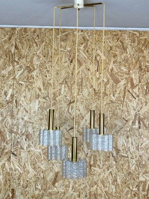 Brass and Glass Cascading Lamp, 1970s-EJL-1062948