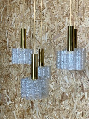 Brass and Glass Cascading Lamp, 1970s-EJL-1062948