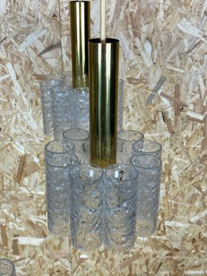 Brass and Glass Cascading Lamp, 1970s-EJL-1062948