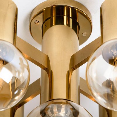 Brass and Glass Light Fixtures in the Style of Jakobsson, 1960s, Set of 2-VDW-885997