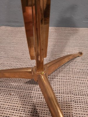 Brass and Glass Top Coffee Table-OHK-860857