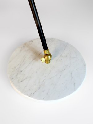 Brass and Marble Articulated Table Lamp, 1950s-WLO-987771