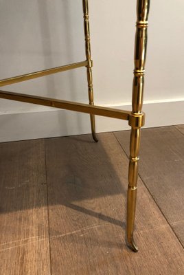 Brass and Marble Side Table from Maison Baguès-BA-1365407