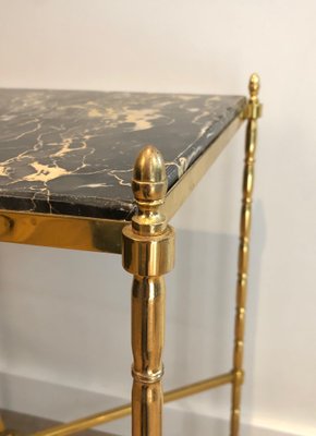 Brass and Marble Side Table from Maison Baguès-BA-1365407