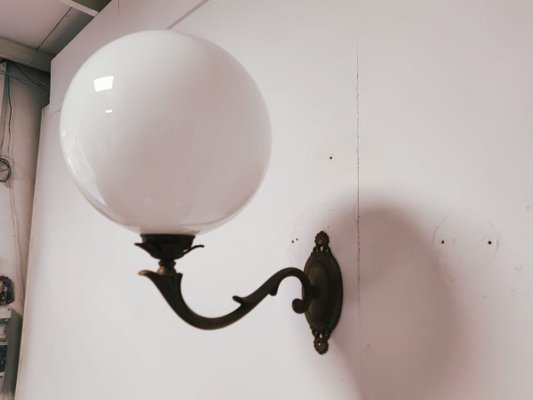 Brass Ball Sconce-QLH-912349