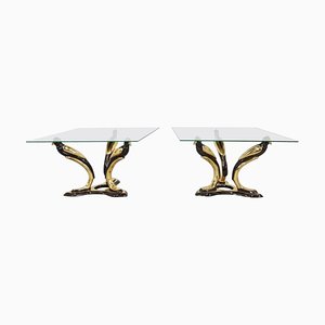 Brass Bird Coffee Tables, 1970s-IRH-1081211