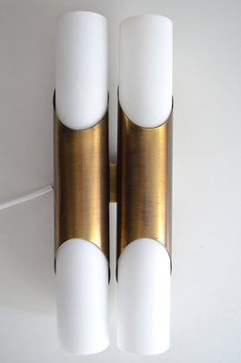 Brass Bronze Wall Lights by Klaus Link for Company Neuhaus, 1970s, Set of 2-OV-1320029