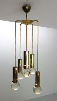 Brass Bubble Pendant Lamp Model SP/16 by Gino Sarfatti for Arteluce, Italy, 1950s-DT-2026153